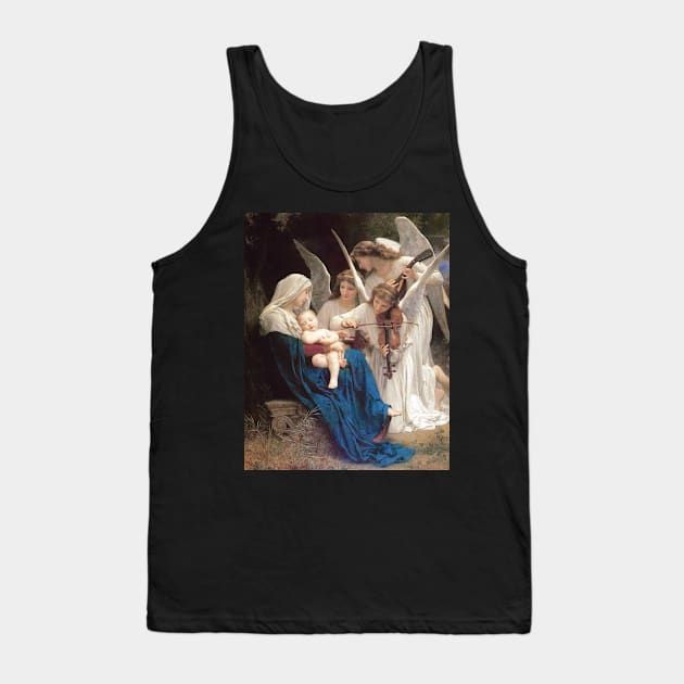 Our Lady Virgin Mary and Jesus Song of Angels Tank Top by hispanicworld